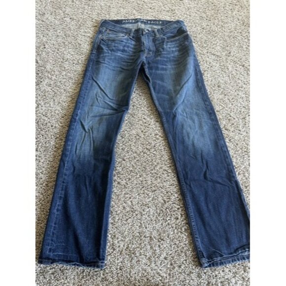 American Eagle Outfitters Other - American Eagle Jeans Mens size 31x32 Blue Denim Slim Straight Leg